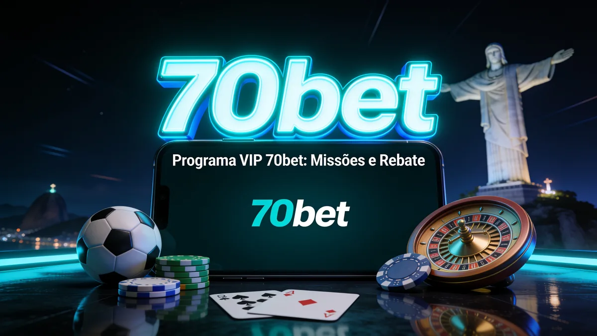 Programa VIP 70bet: Missões e Rebate para jogadores no Brasil